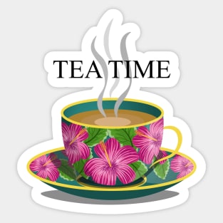 Tea Time Sticker